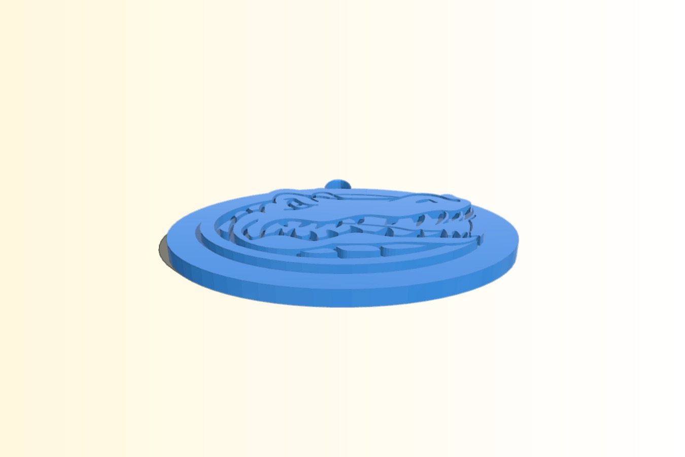 Florida Gator Christmas Ornament