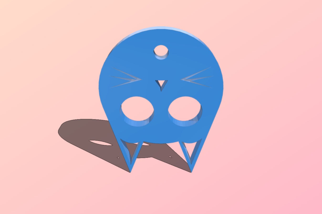 Self Defense Cat Keychain