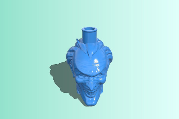Shisha mouth tip Joker head | 3d print model