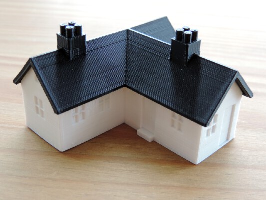 Country Cottage or Farmhouse | 3d print model