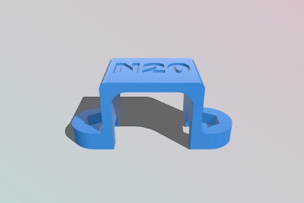 N20 motor mounting bracket | 3d print model