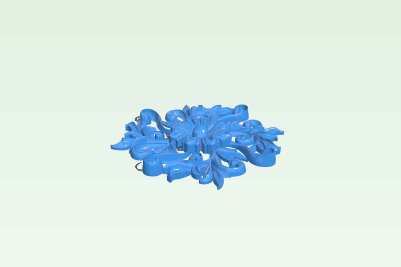 Round disk pattern