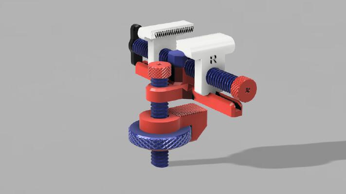 Oldie Vice V2 Remix Hobby Vise | 3d print model