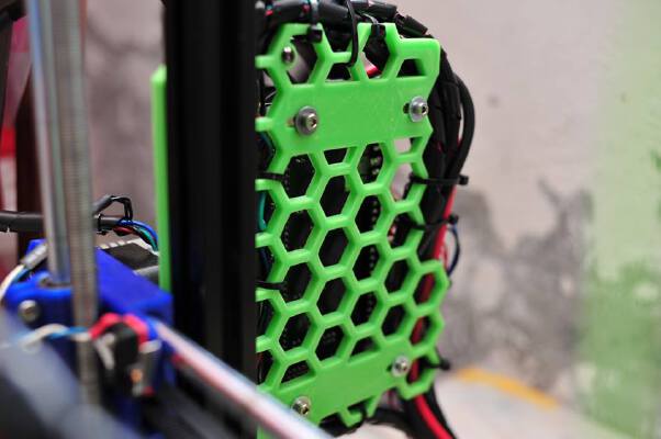 Power supply & control board mounting for 2020 aluminum extrusion | 3d print model