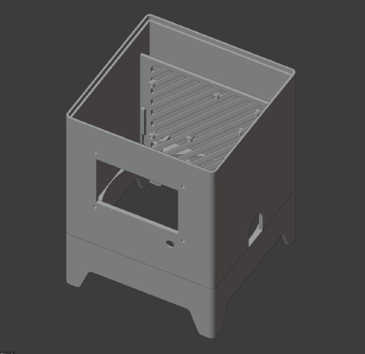 Ender 3 Electronics Box w_140mm fan V2 | 3d print model