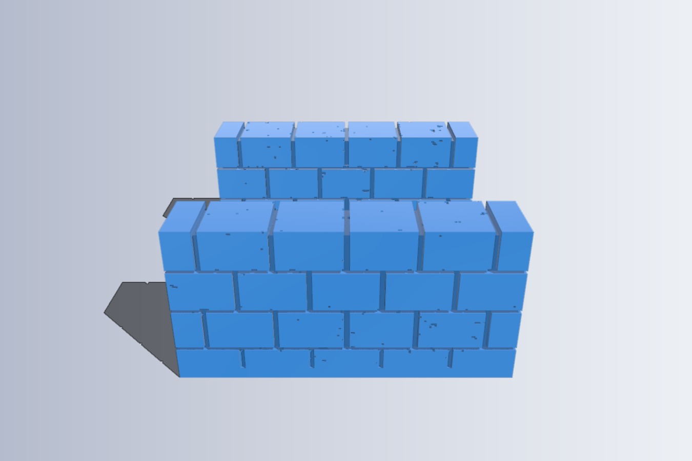 OpenForge 2.0 Cut Stone Corridor Half Walls
