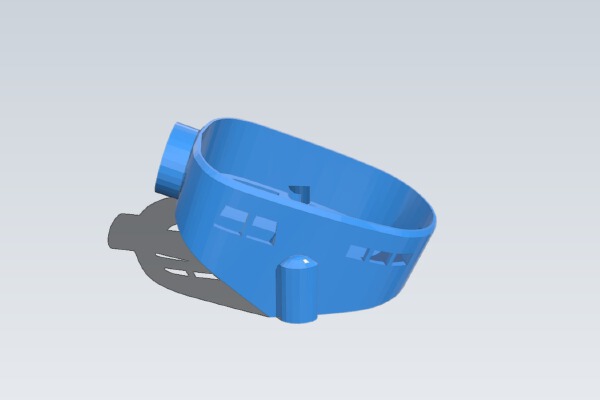 20 degrees 808 mount for ZMR180_ZMR250 | 3d print model