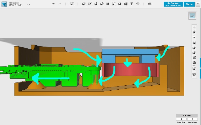 PiMedia Center (with cooling) v1.2 | 3d print model