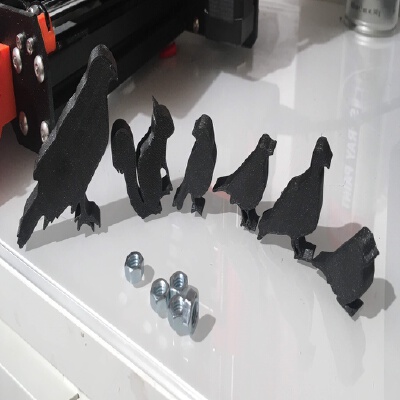 Bird silhouette meeple | 3d print model