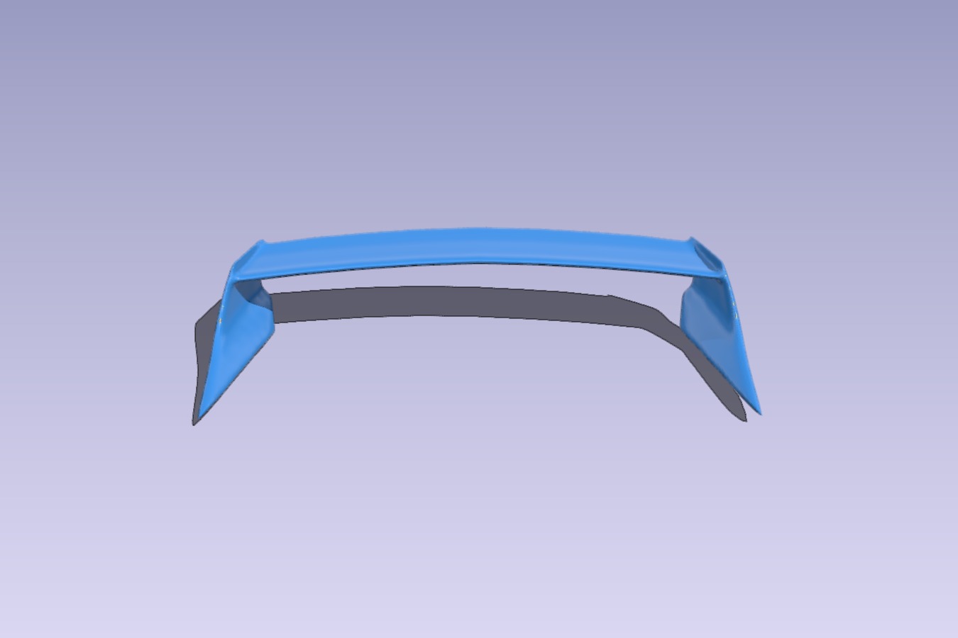 TRD spoiler for 1:10 supra RC body shell