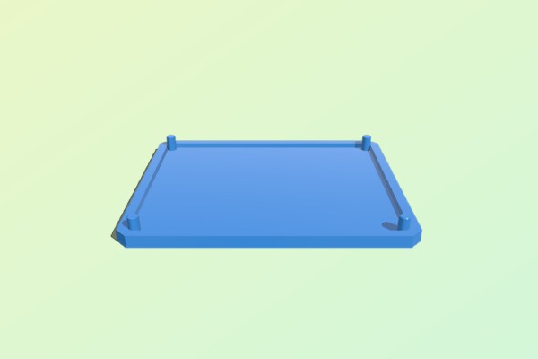 Coaster for Mojo FPGA dev. board | 3d print model