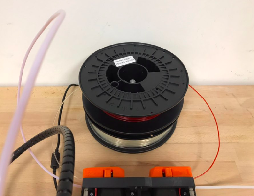 Smart and Simple Dual extrusion spool holder | 3d print model