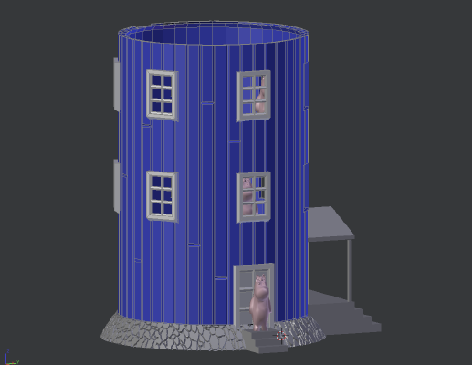 Moomins are waiting for the house | 3d print model