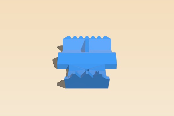 Crampons for  Winter Trail snowshoes by GV | 3d print model