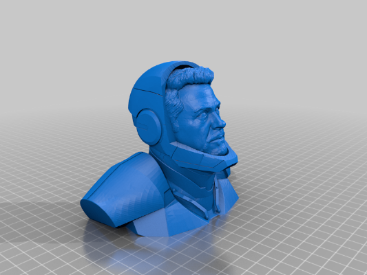 Tony Stark Iron Man Bust | 3d print model