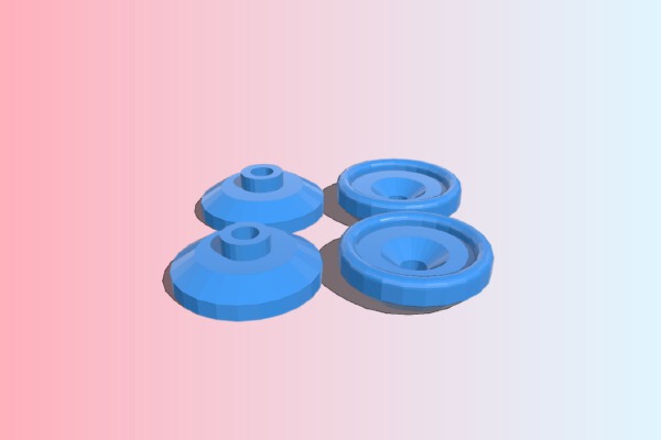 Window Blinds String Winder Nob | 3d print model