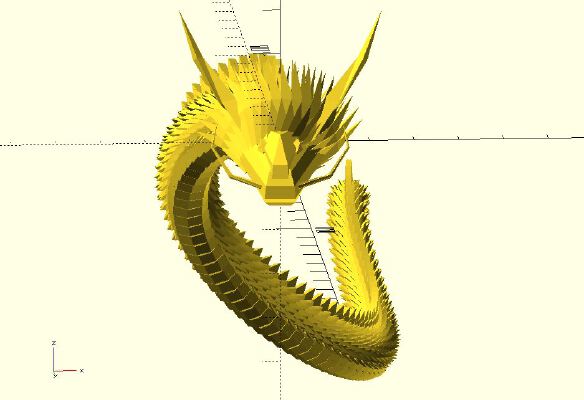 Dragon - proof of concept | 3d print model