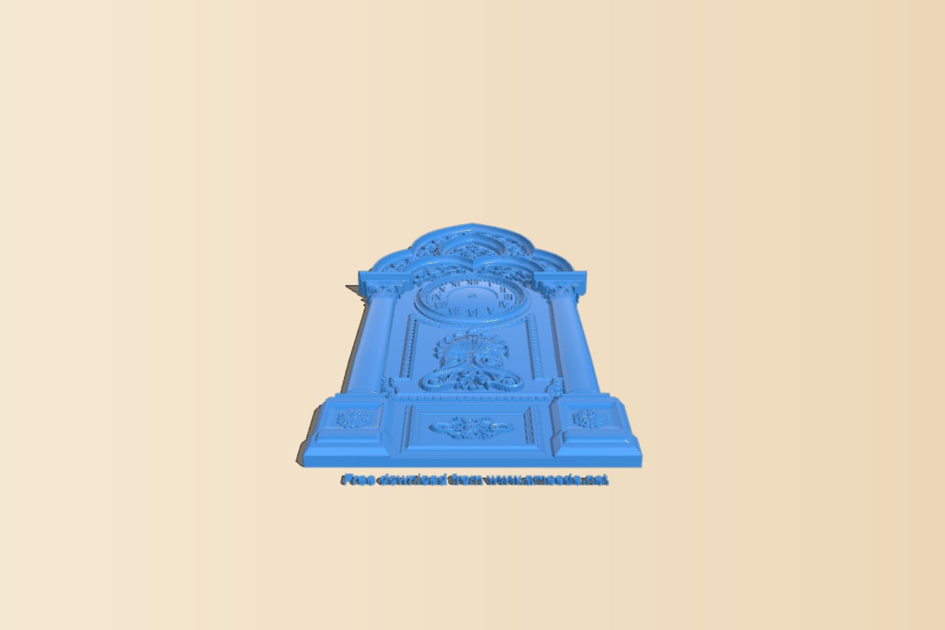 Wall clock pattern