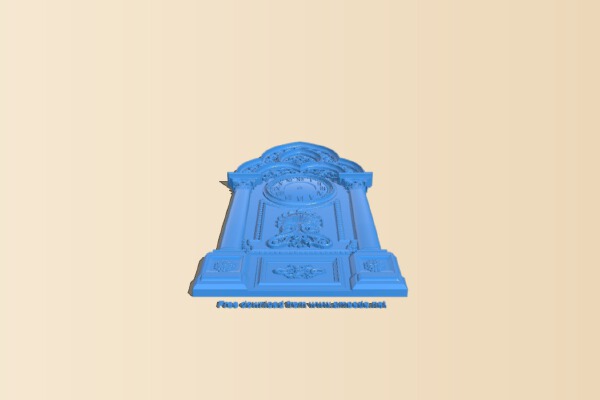 Wall clock pattern | 3d print model