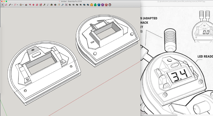 Giga meter Accurate Faceplate | 3d print model