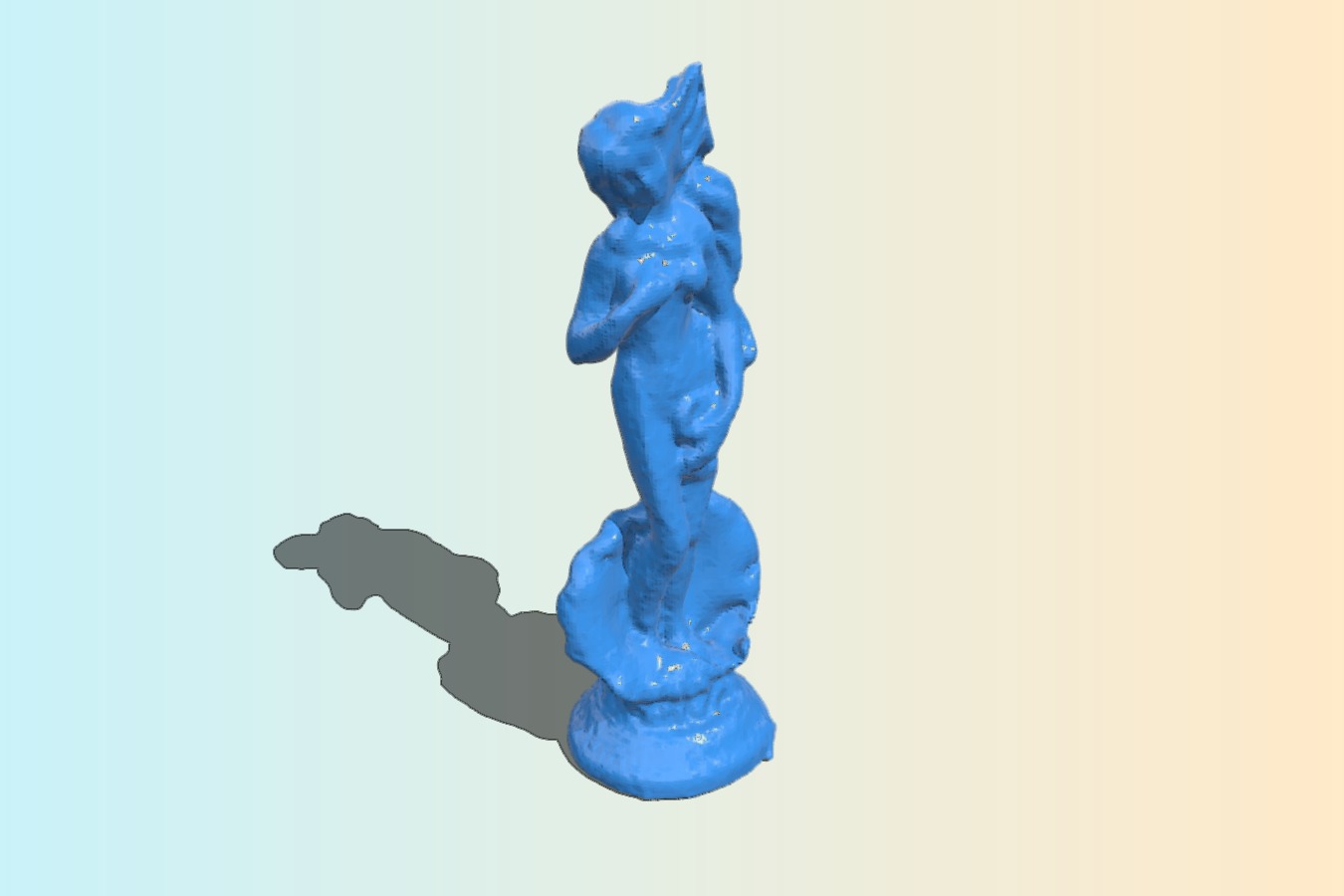 Aphrodite on a half shell