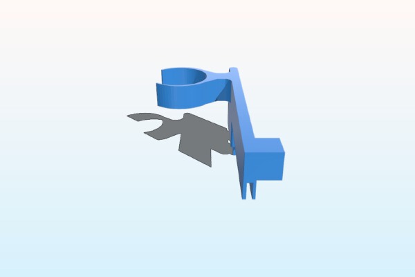 iPhone6 Plus Handlebar Clip | 3d print model