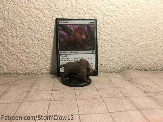 Owlbear through the ages- MTG:Adventures in the Forgotten Realms | 3d print model