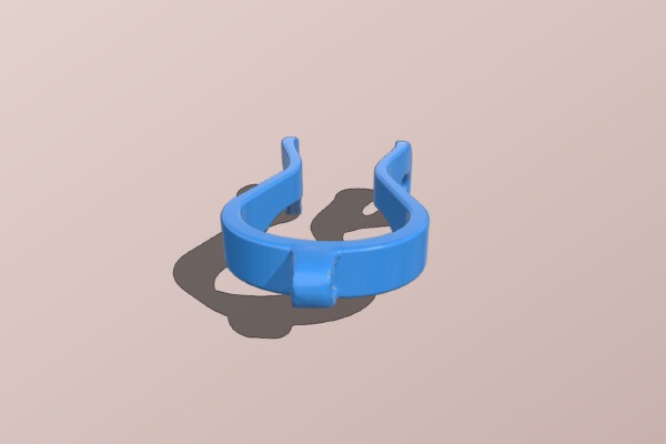 Nose Clip for Swimming (remix of ilmiticoggg's Nose Plugs) | 3d print model