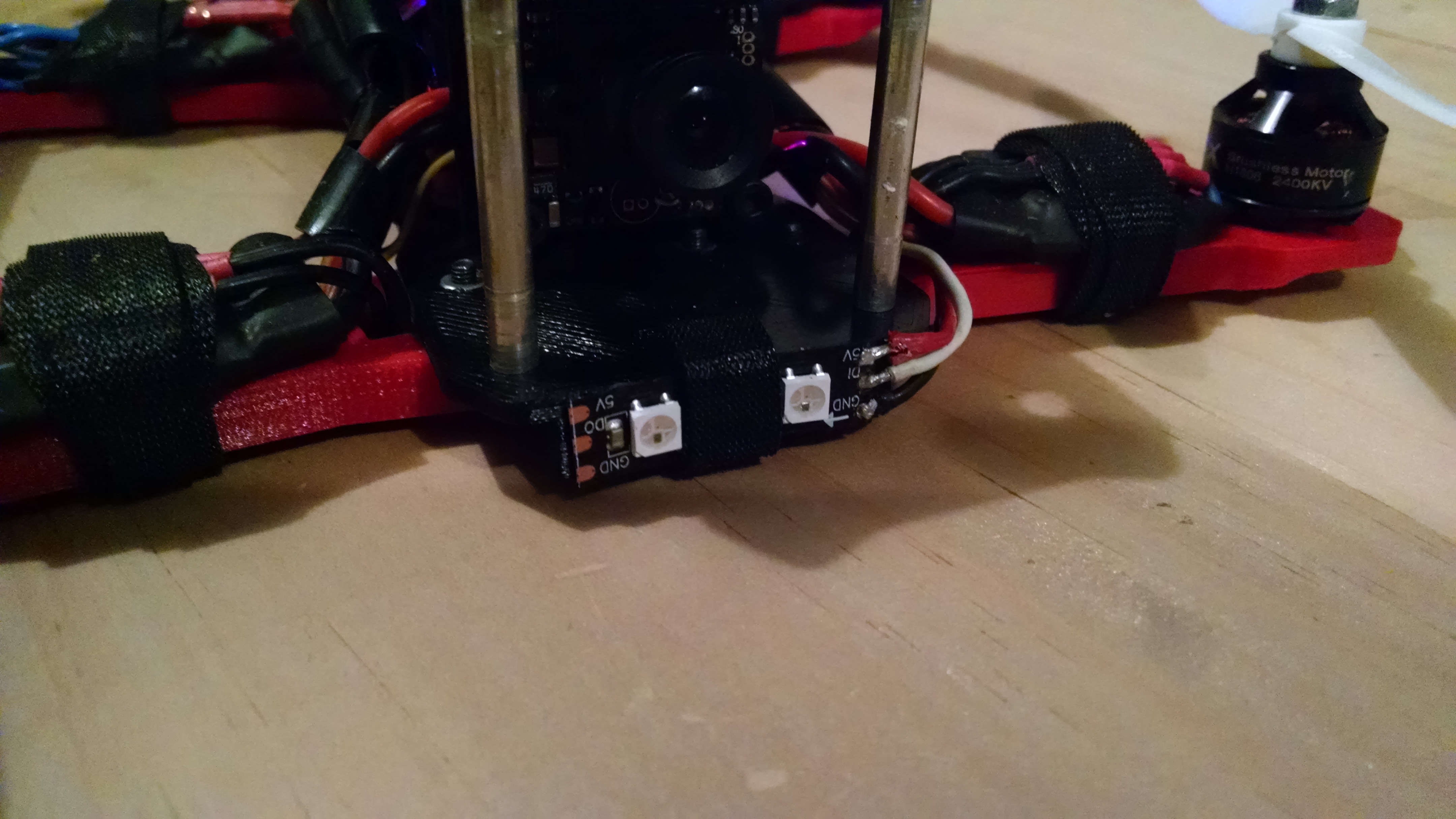 Lower Frame Led Mount & Catured Nut