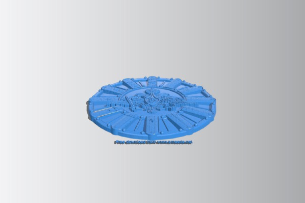 Wall clock pattern | 3d print model