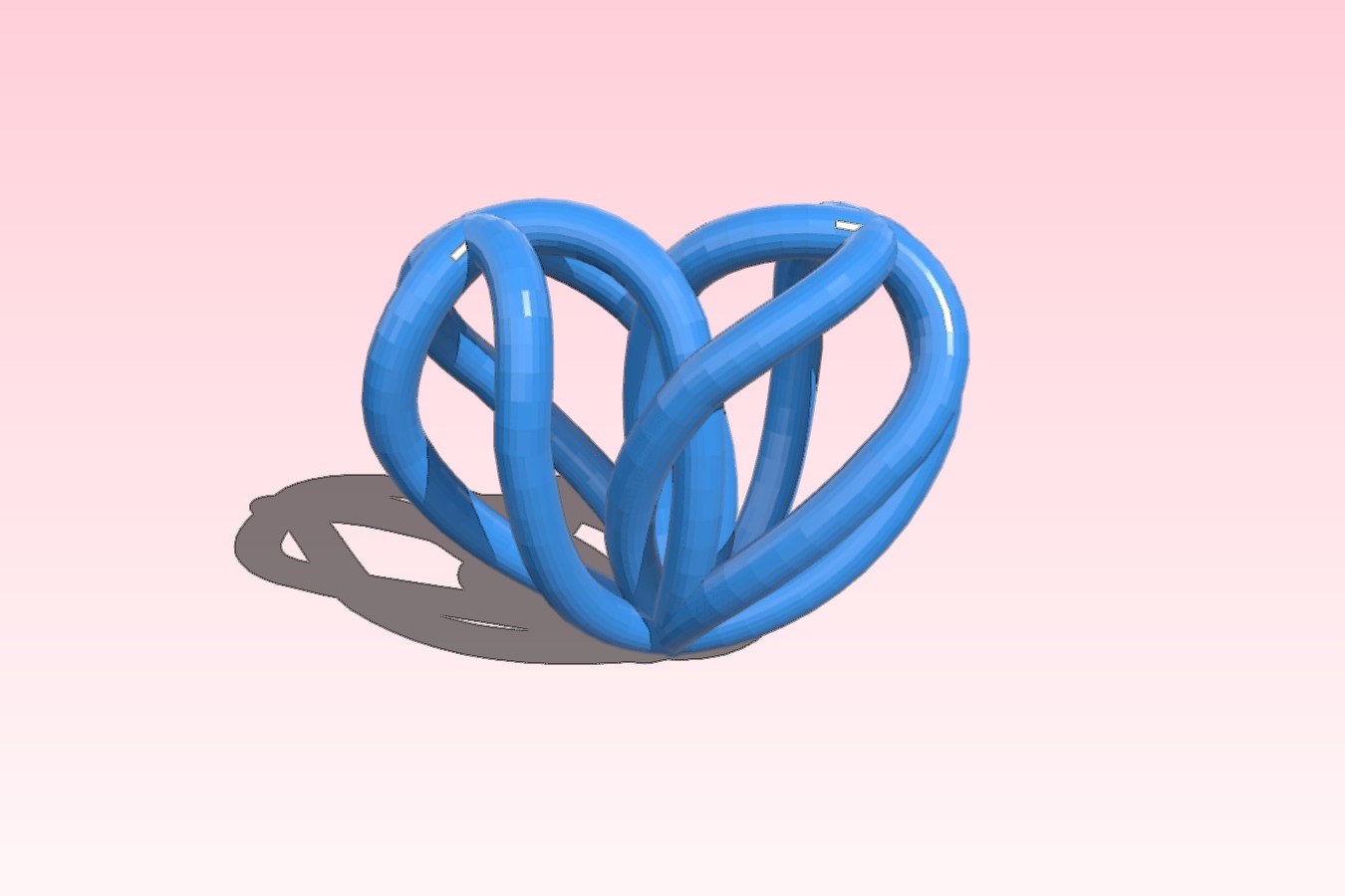 Spiral heart pendant