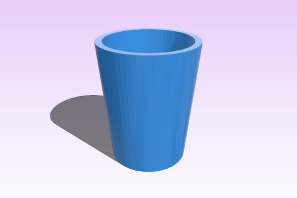 Parametric shotglass | 3d print model