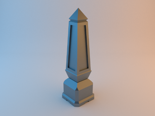 Obelisk for tabletop wargaming | 3d print model