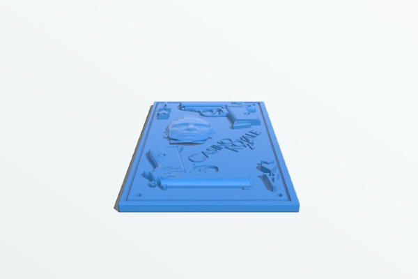 Casino Royal Ace Spades | 3d print model