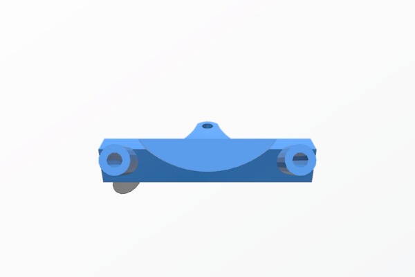 Rostock VGA PEEK fan holder for J-Head | 3d print model