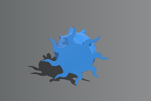 Alien flower pot | 3d print model