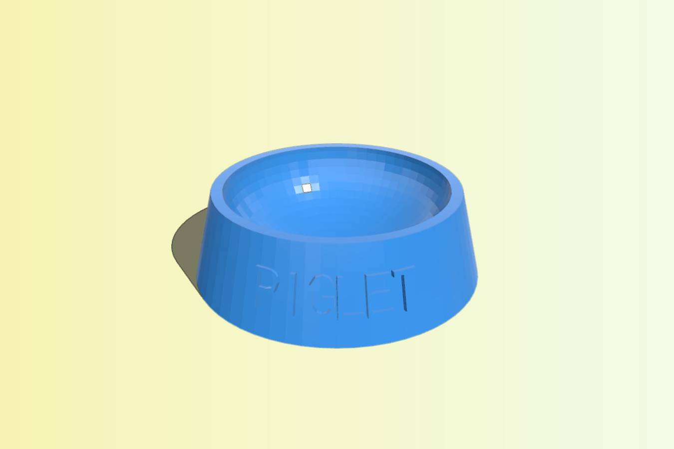 Piglet Food Dish