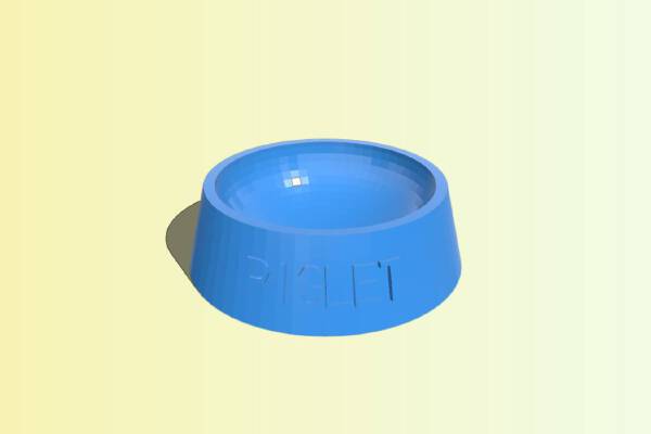 Piglet Food Dish | 3d print model