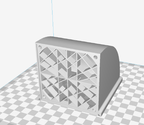 80mm Fan Inlet_Outlet for Camping and more | 3d print model