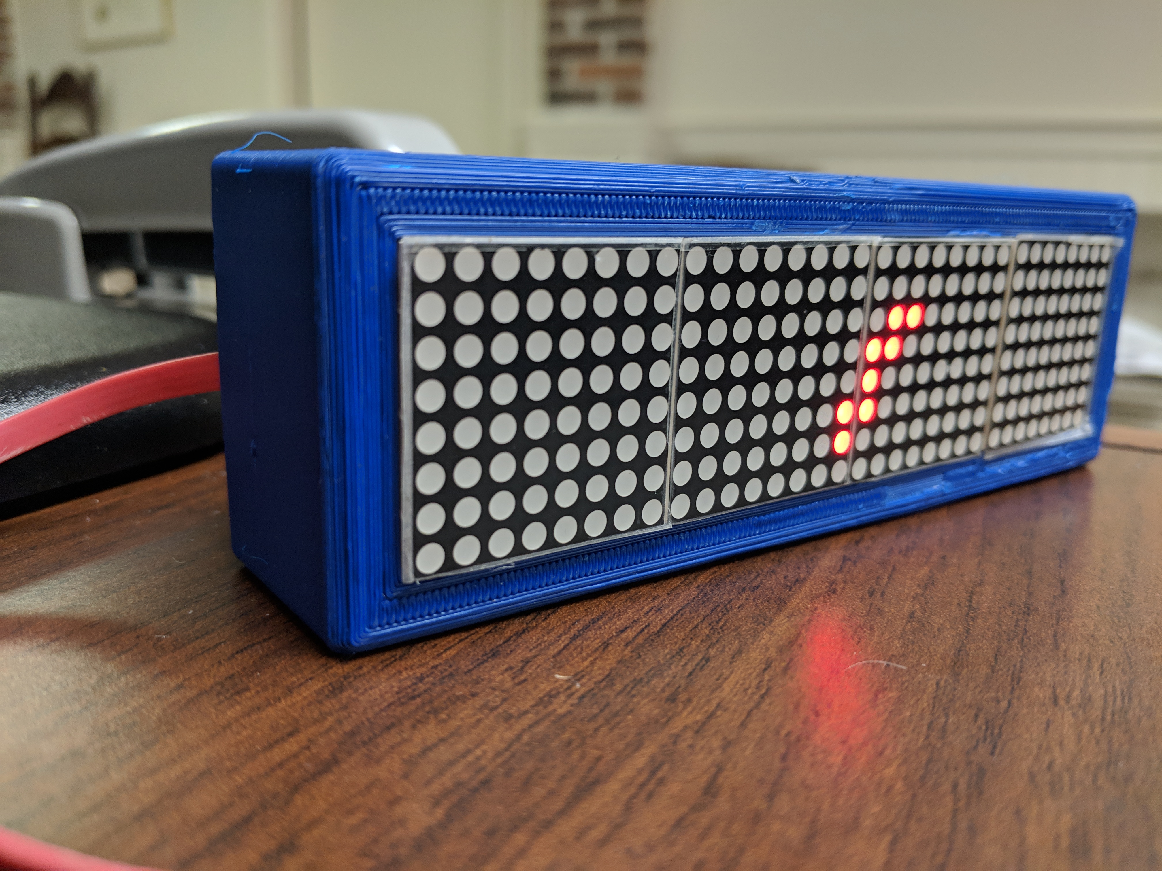 Dot Matrix Canvas Enclosure for Internet of Things