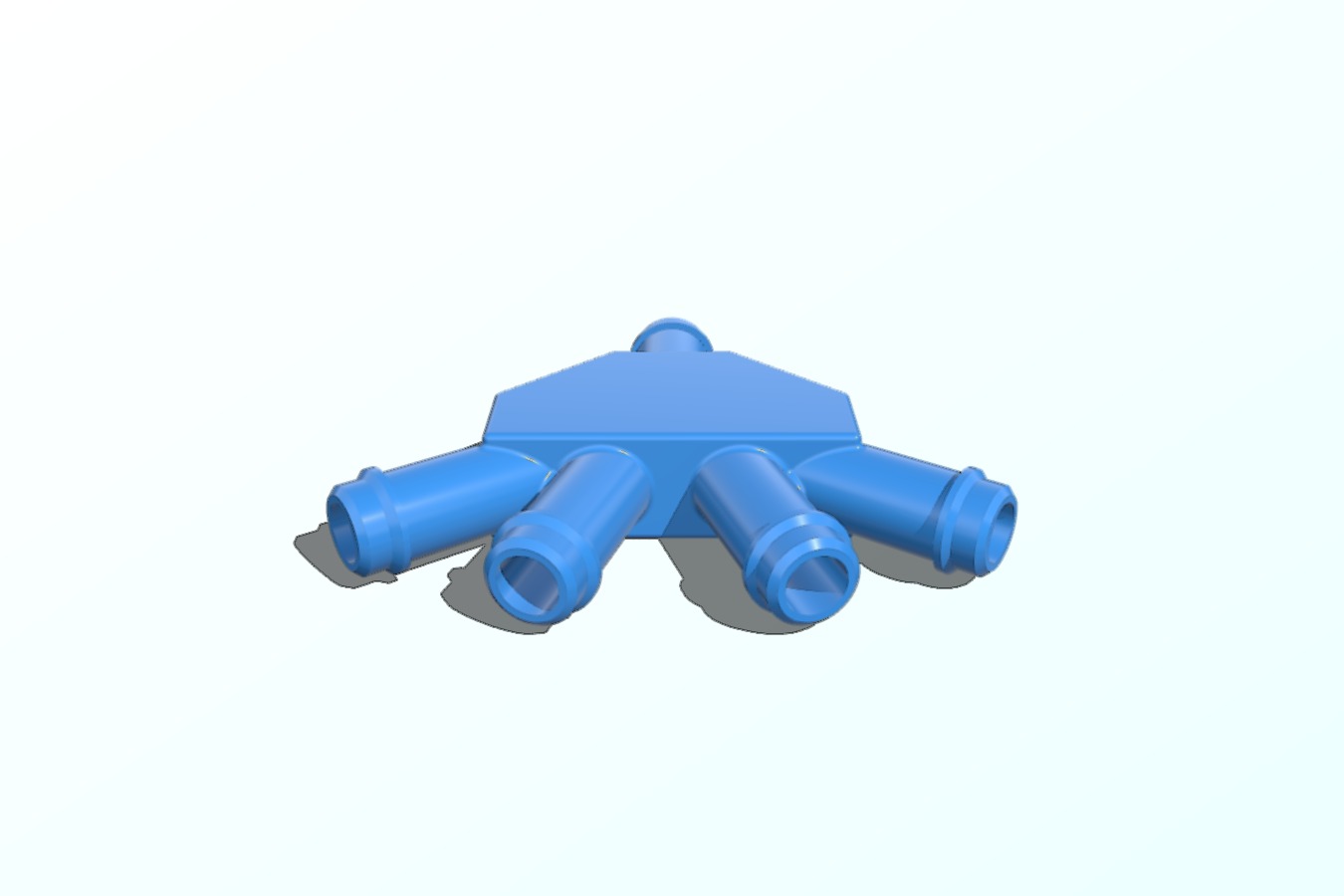 4-Way splitter 6mm
