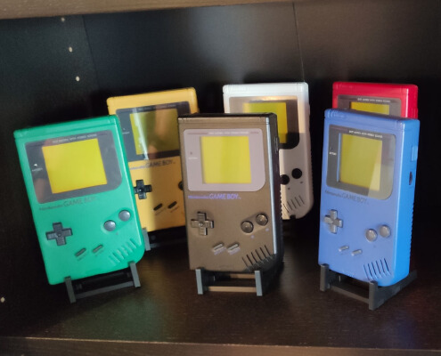 Minimalistic Game Boy display stand | 3d print model