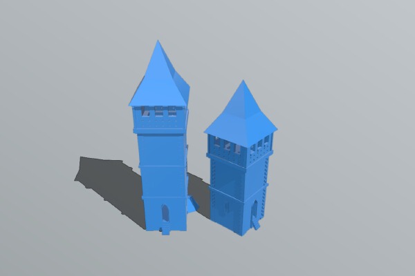 Medieval Towers | 3d print model