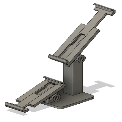 Heavy Duty Universal Tablet & Keyboard Mount | 3d print model