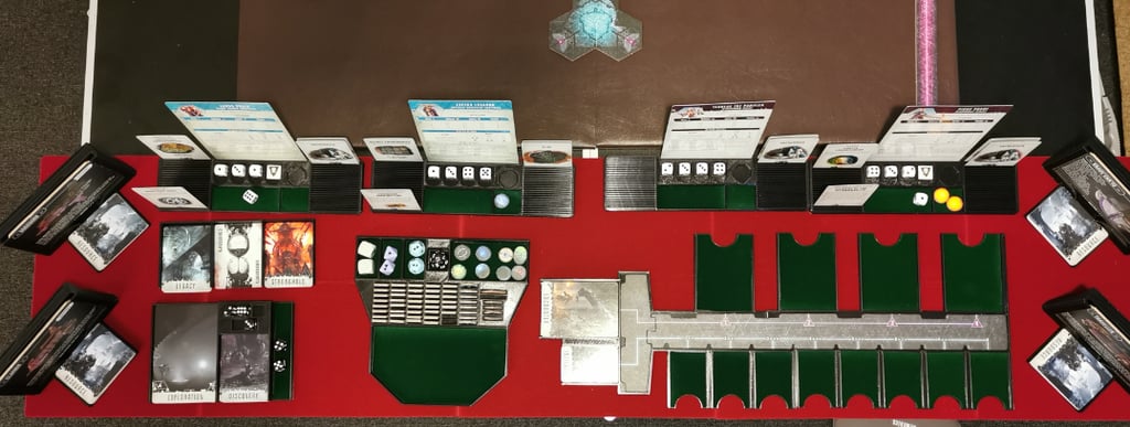 Blackstone Fortress Play Area  Organiser Complete Set | 3d print model