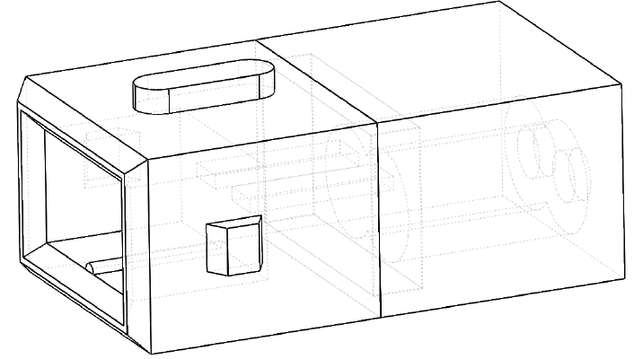 PSA (Peugeot Citroen) 2 pin connector, plug. AMP, Tyco. | 3d print model