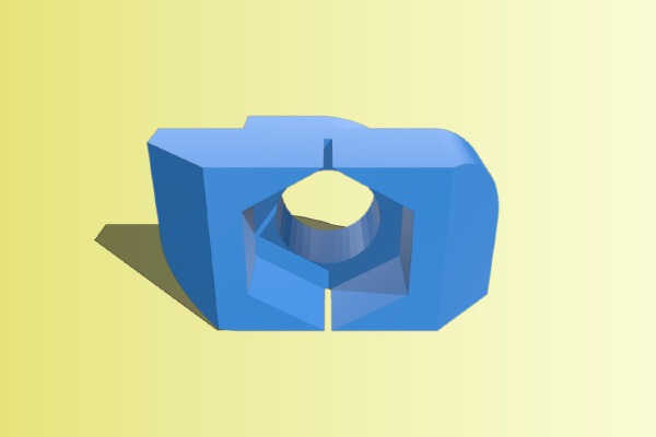 3030 Aluminium profile drop-in M4 nut T-nut | 3d print model