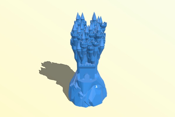 Evil Castle | 3d print model