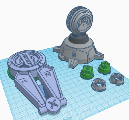 Hasbro´s AT-TE midle legs | 3d print model