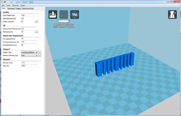 Wall Mount Ethernet Cord Organizer | 3d print model